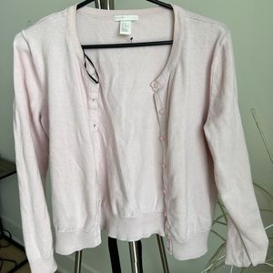 Baby pink cardigan